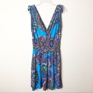 Colorful Retro Boho Style Dress